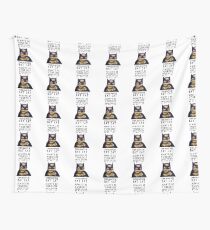 Cat meow super heroes Wall Tapestry