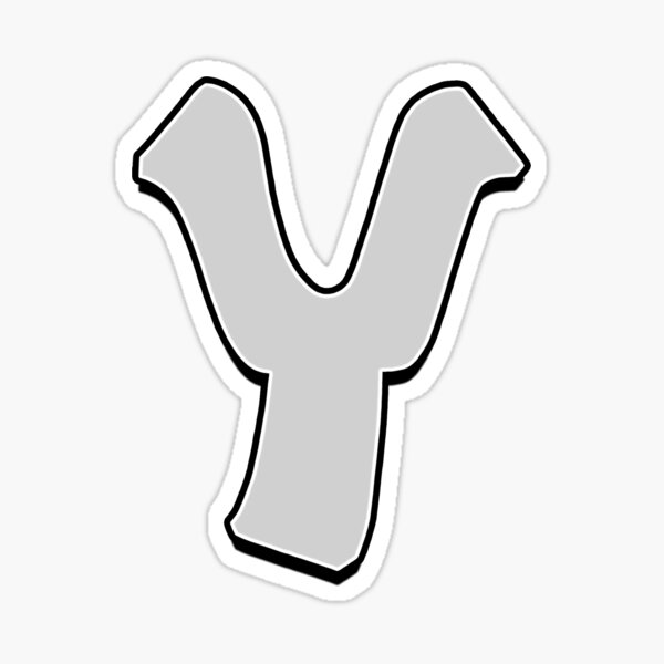 Letter Y Sticker