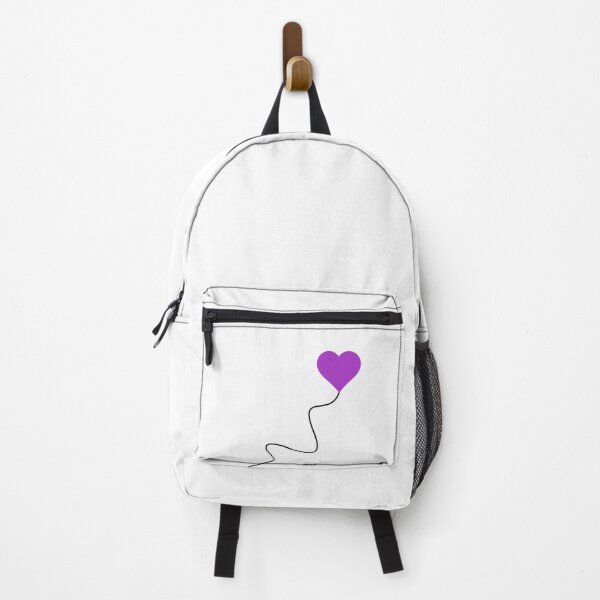 Item preview, Valentines day hearts Aysmmetric Cute Purple Heart Balloon on a string designed and sold by Deegital18.