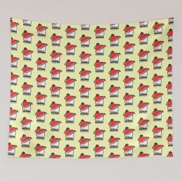 Item preview, Fun Graphic Parrot Retro Squirds Yellow designed and sold by Quooki.