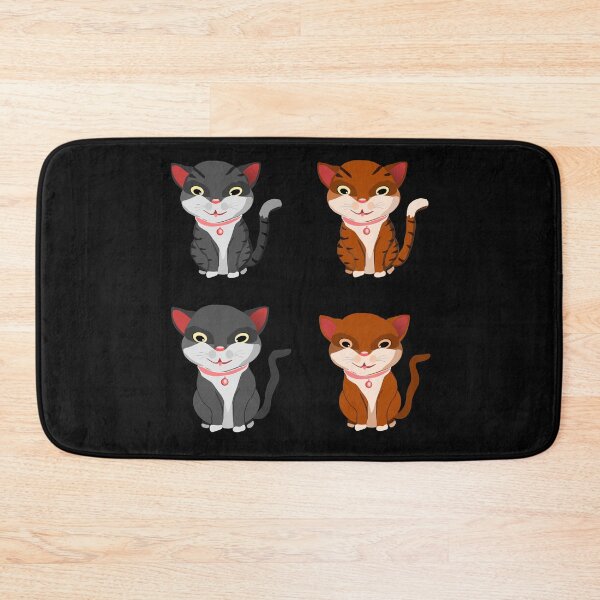 Item preview, Grey and brown sitting cute cat pack designed and sold by Graciouss.