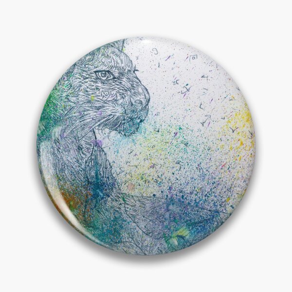 Item preview, PANTHER watercolor and pencil portrait .1 designed and sold by lautir.