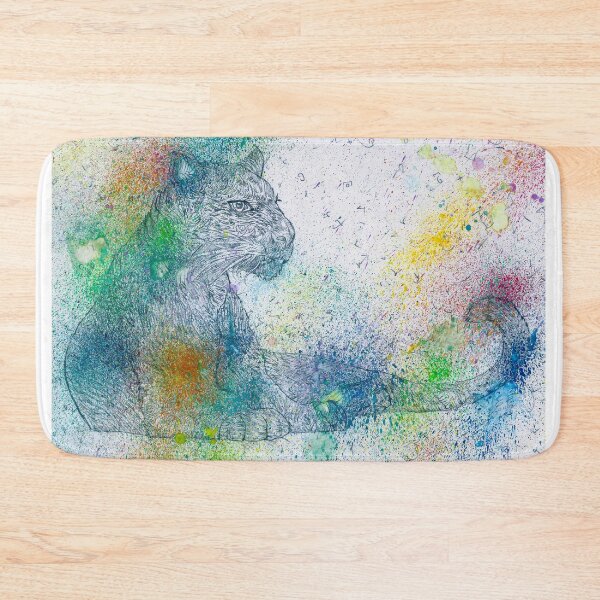 Item preview, PANTHER watercolor and pencil portrait .1 designed and sold by lautir.