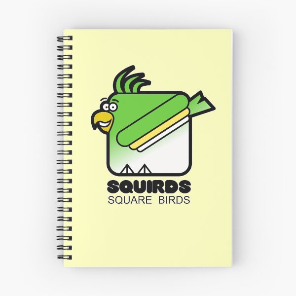 Item preview, Fun Graphic Retro Square Bird Parakeet Squirds Yellow designed and sold by Quooki.