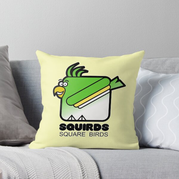Item preview, Fun Graphic Retro Square Bird Parakeet Squirds Yellow designed and sold by Quooki.