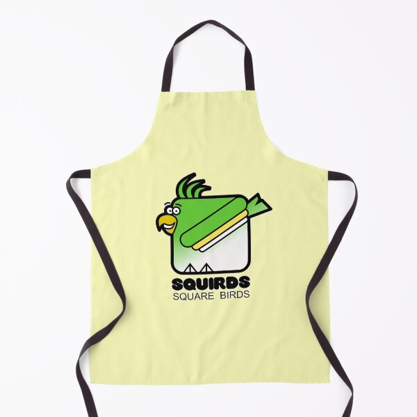 Item preview, Fun Graphic Retro Square Bird Parakeet Squirds Yellow designed and sold by Quooki.