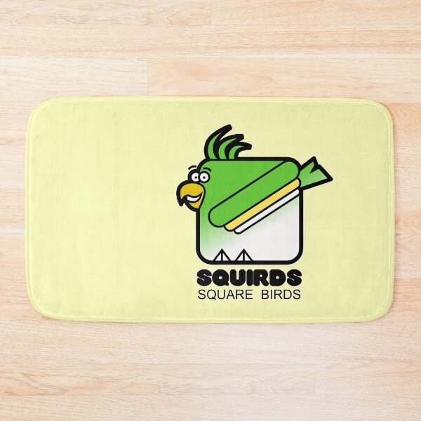 Item preview, Fun Graphic Retro Square Bird Parakeet Squirds Yellow designed and sold by Quooki.