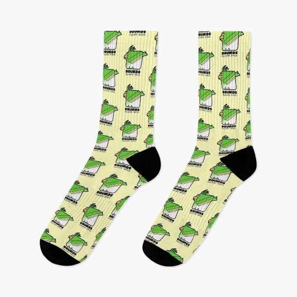 Item preview, Fun Graphic Retro Square Bird Parakeet Squirds Yellow designed and sold by Quooki.
