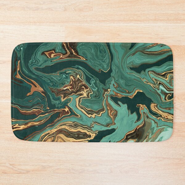 Item preview, Gold and emerald marble designed and sold by OtterFactory.