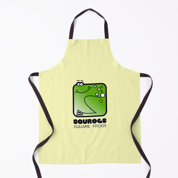 Item preview, Fun Graphic Retro Square Frog Squrogs Yellow designed and sold by Quooki.