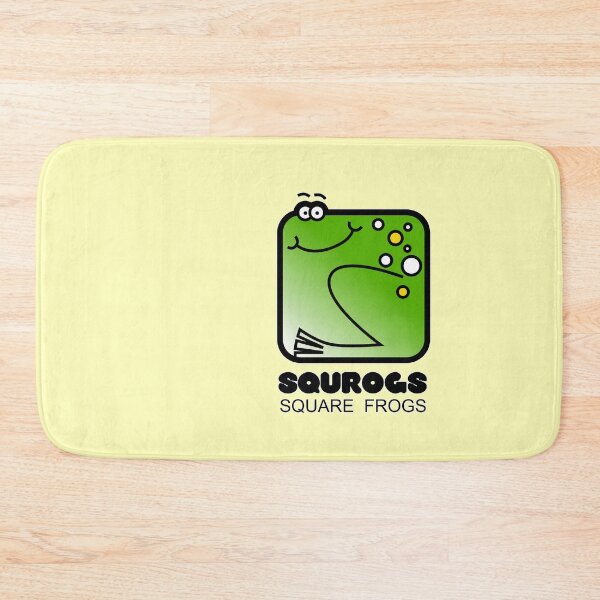 Item preview, Fun Graphic Retro Square Frog Squrogs Yellow designed and sold by Quooki.