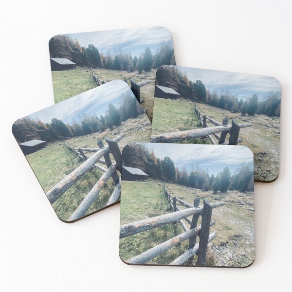Item preview, Mountain mood, wooden fence designed and sold by Carramello.