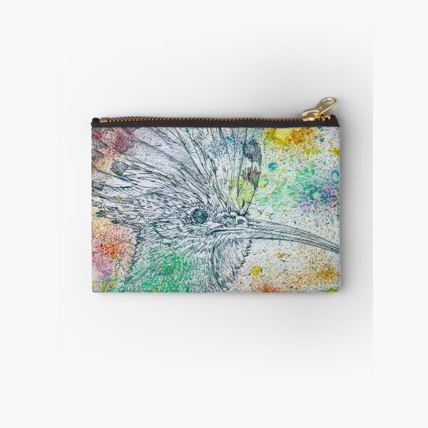 Item preview, HOOPOE watercolor and pencil portrait designed and sold by lautir.