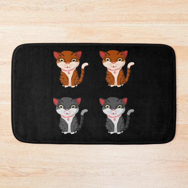 Item preview, Grey and brown sitting cute cat with stripes pack designed and sold by Graciouss.