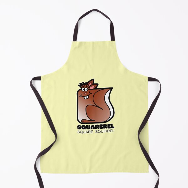 Item preview, Fun Graphic Retro Square Squirrel Squarerel Yellow designed and sold by Quooki.