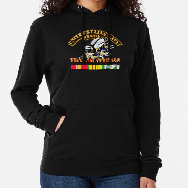 Navy - Seabee - Vietnam Veteran Lightweight Hoodie