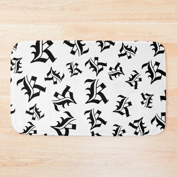 Item preview, K – Old English Initial Black Letter K Pattern  designed and sold by Typeglyphs.