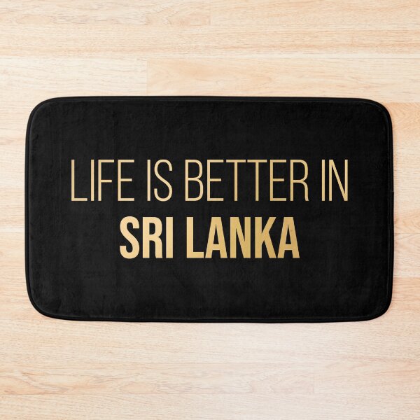 Item preview, Life is better in Sri Lanka in Gold designed and sold by XCIV.