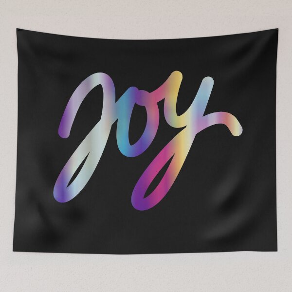 Item preview, Joy typography art designed and sold by Tanuja  Sharma.