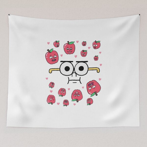 Item preview, Apple and onion cartoon wallpaper designed and sold by Alex3214.