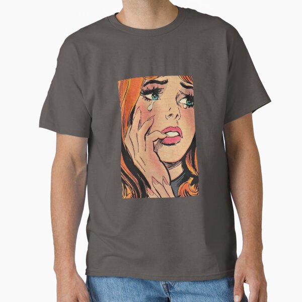 Item preview, Pop Art redhead crying fantasy  designed and sold by prettyfemme.