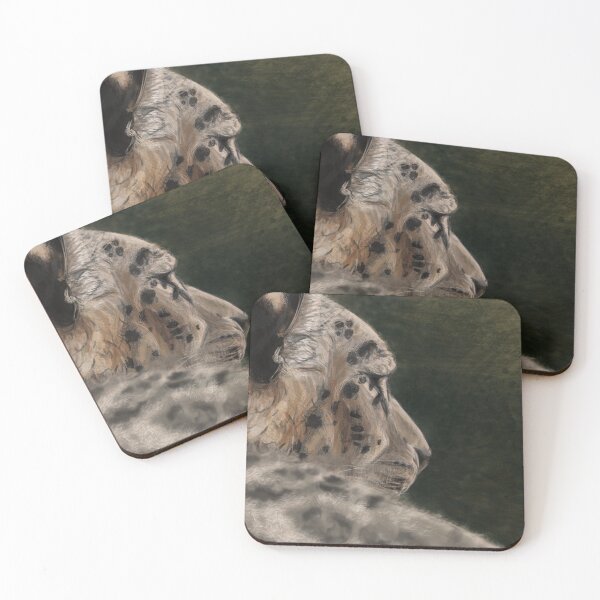 Item preview, Snow Leopard Painting designed and sold by pawprintsart.