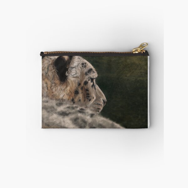 Item preview, Snow Leopard Painting designed and sold by pawprintsart.