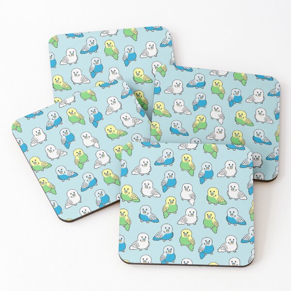 Item preview, Budgie Pattern designed and sold by BiscuitSnack.