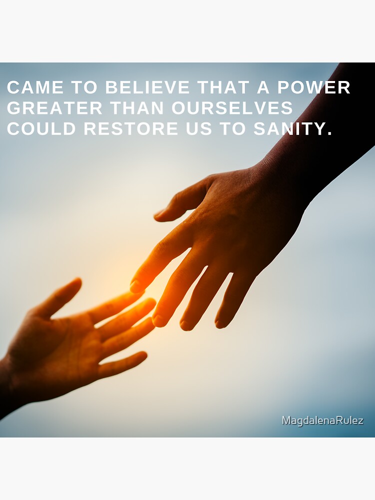 "2 step in recovery" Sticker for Sale by MagdalenaRulez Redbubble