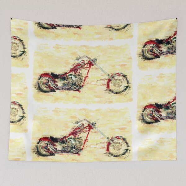 Item preview, Red Chopper original artwork by Vart designed and sold by vartstudio.