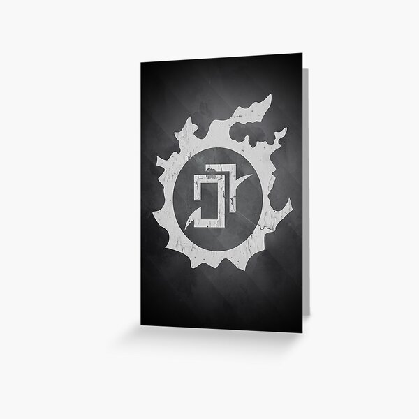 Final Fantasy XIV - Astromancian AST Black And White Greeting Card