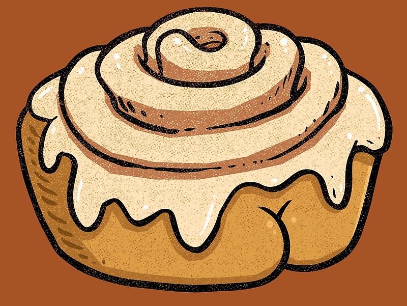 Cinnamon Roll BUTT' by Brian Cook.