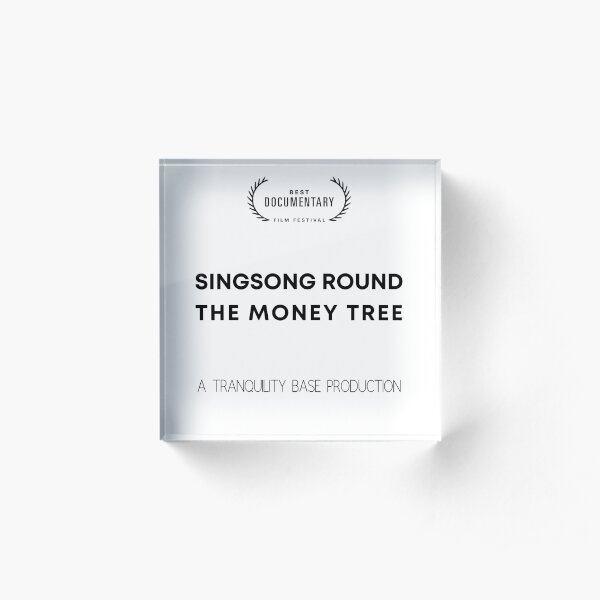 Arctic Monkeys - Singsong Round The Money Tree Acrylic Block