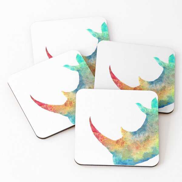Item preview, Rainbow Rhino designed and sold by pawprintsart.