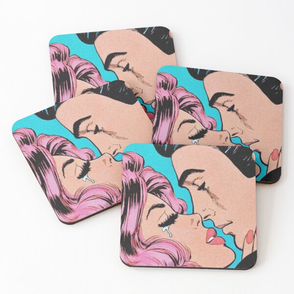 Item preview, Lovers fantasy pop art  designed and sold by prettyfemme.
