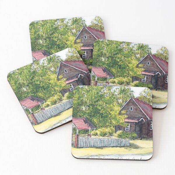 Item preview, Australian Scene - Old church, Cann River, Vic, Aus. designed and sold by Anne Huth.