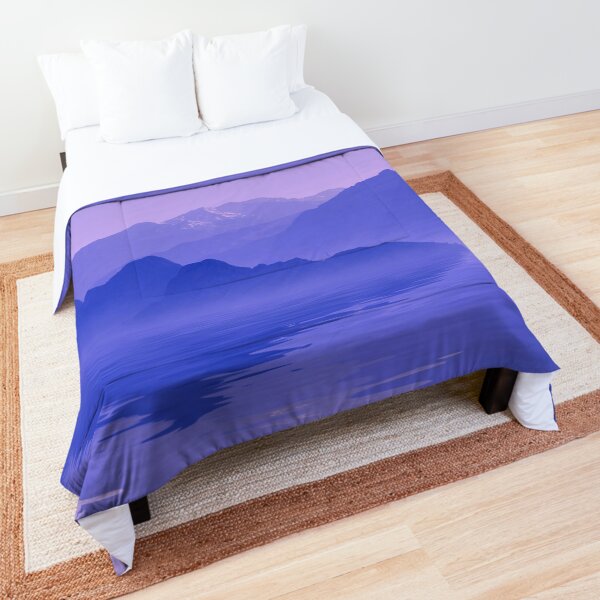 Ocean Mountain Landscape Comforter