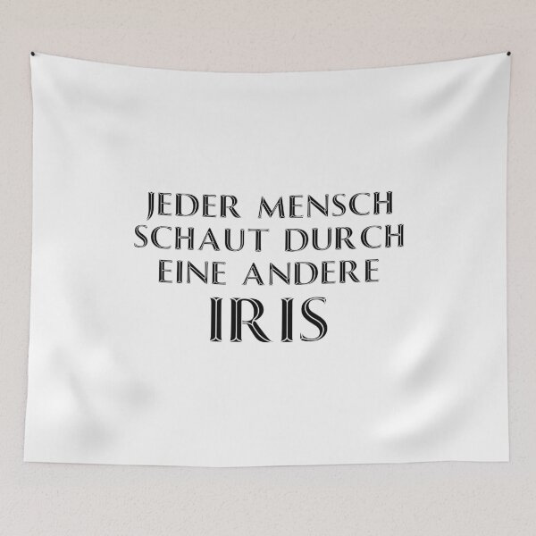 Artikelvorschau, Jeder Mensch schaut durch eine andere Iris entworfen und verkauft von Zwuck.