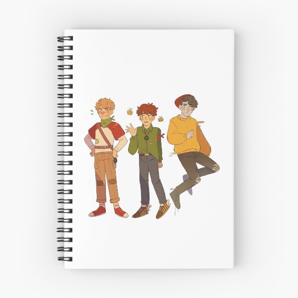 Item preview, Team Pogtopia (Tommy, Tubbo, and Wilbur) designed and sold by caffeineCryptid.