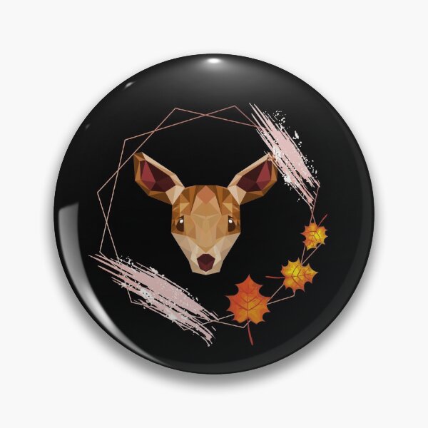 Item preview, Geometric baby  deer portrait designed and sold by Olivia KAMBERAJ.