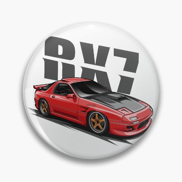 Item preview, RX7 Turbo (Red) JDM Legend designed and sold by JioojiProject.