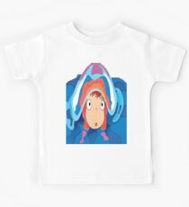 Ponyo on the Cliff by the Sea Kids Tee