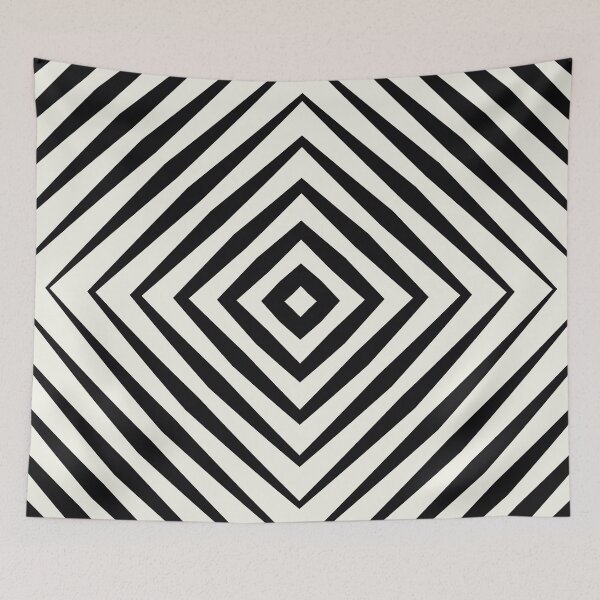 Item preview, Black and White Geometric Pattern No.36 designed and sold by venella.