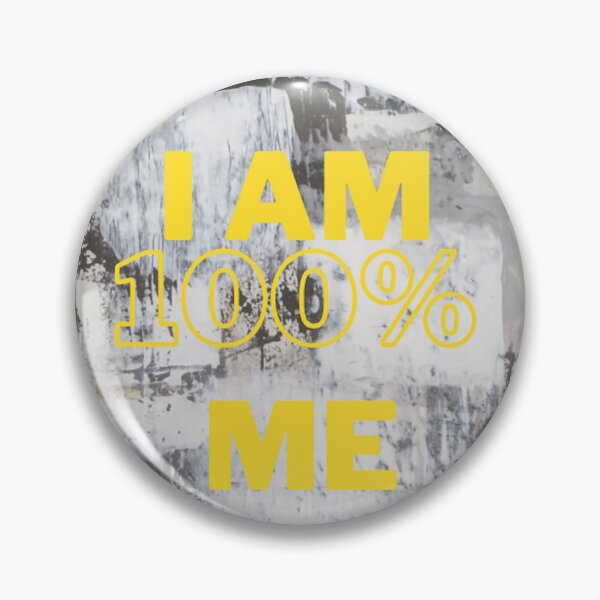 Item preview, i am 100% me yellow  designed and sold by Ayala Aroyo.