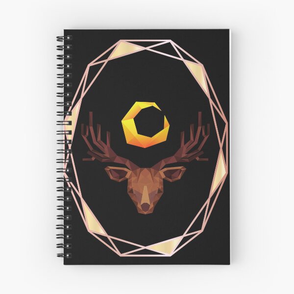 Item preview,  Geometric red deer portrait designed and sold by Olivia KAMBERAJ.