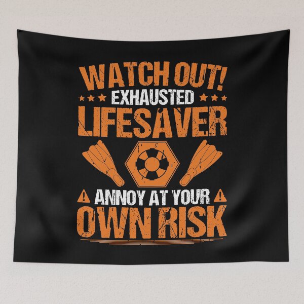 Item preview, Lifesaver Lifesaving Rescue First Aid Swimming designed and sold by Krautshirts.