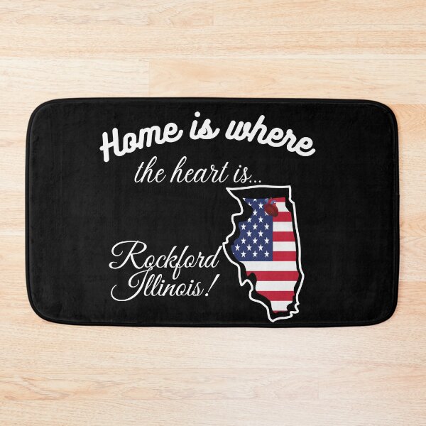 Item preview, Rockford Illinois Home is Where the Heart Is designed and sold by JohnSit.
