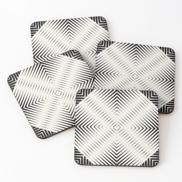 Item preview, Black and White Geometric Pattern No.38 designed and sold by venella.