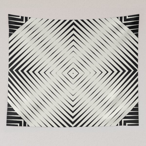 Item preview, Black and White Geometric Pattern No.38 designed and sold by venella.