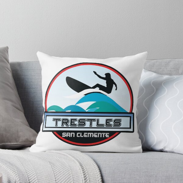 Item preview, Surfing Trestles San Clemente California Surf Surfer Surfboard Waves Ocean Beach Vacation designed and sold by DESTINATIONS DECAL.